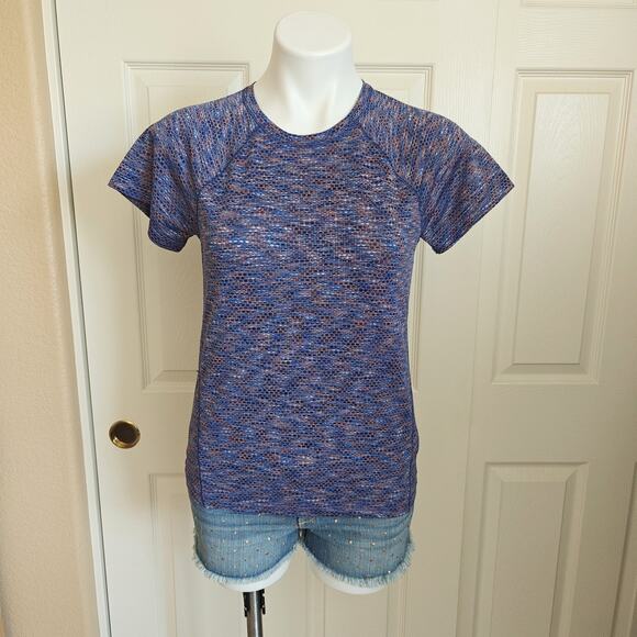 Athleta ultimate train mesh crewneck tee sz XXS - Picture 6 of 12